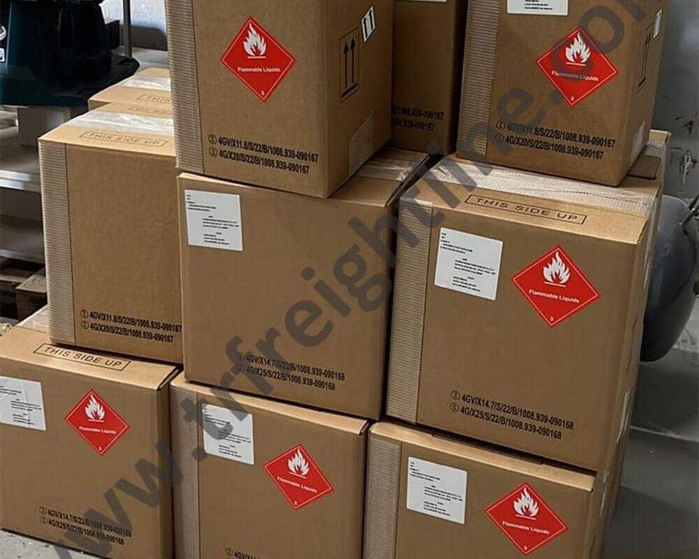 DG sınıflı paketlenmiş tehlikeli maddeleri